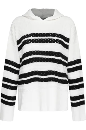 Twin-Set Dames, Sweatshirts & Hoodies, Wit, Maat: L Katoen