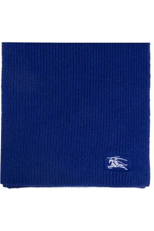 Burberry Unisex, Accessoires, Blauw, Maat: ONE Size Kasjmier
