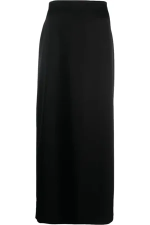 Lanvin Dames, Rokken, Zwart, Maat: S Satijn