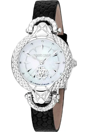 Roberto Cavalli Dames, Accessoires, Zwart, Maat: ONE Size Leer