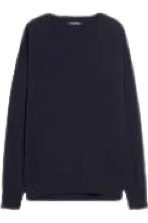 Max Mara Dames, Truien, Blauw, Maat: S