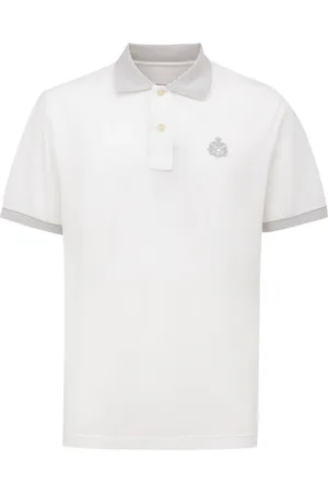CANALI Heren, Tops, Wit, Maat: L Katoen