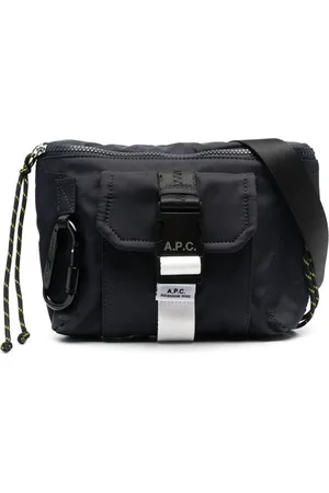 A.P.C. Heren, Tassen, Blauw, Maat: ONE Size Nylon