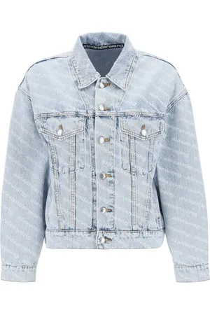 Alexander Wang Dames, Jassen, Blauw, Maat: M Denim