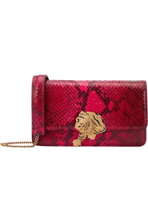 Roberto Cavalli Dames, Tassen, Roze, Maat: ONE Size Leer