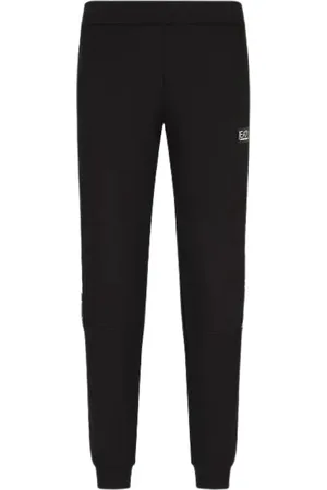 EA7 Heren, Broeken, Zwart, Maat: XL Viscose