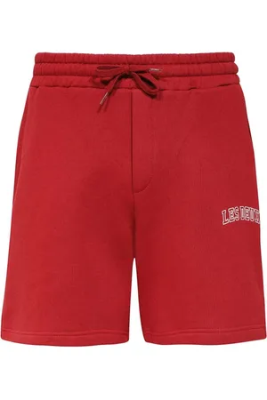 Les Deux Heren, Korte broeken, Rood, Maat: XL Katoen