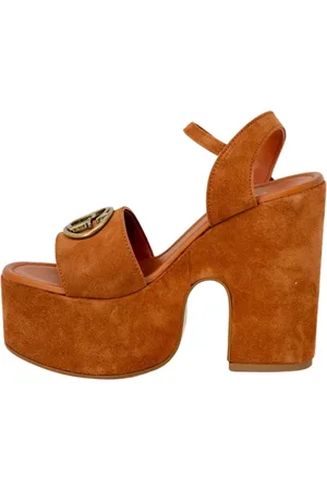 Guess Dames, Schoenen, Bruin, Maat: 39 EU Leer