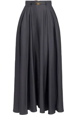 Elisabetta Franchi Dames, Rokken, Grijs, Maat: M Viscose