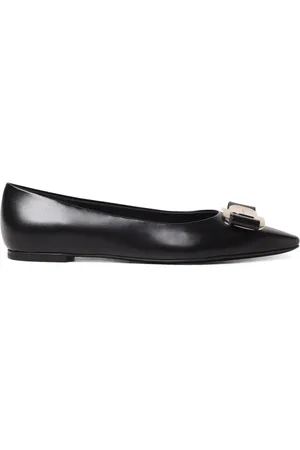 Salvatore Ferragamo Dames, Schoenen, Zwart, Maat: 36 1/2 EU Leer