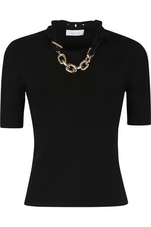 Paco rabanne Dames, Tops, Zwart, Maat: M