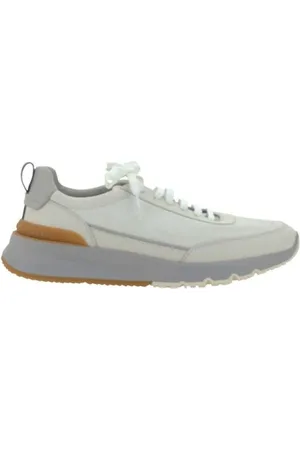Brunello Cucinelli Heren, Schoenen, Grijs, Maat: 43 1/2 EU Nylon