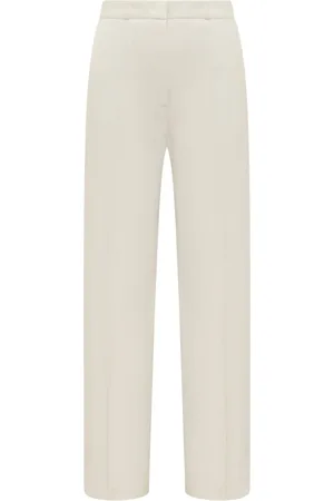 Lanvin Dames, Broeken, , Maat: S Leer