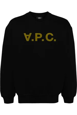 A.P.C. Heren, Sweatshirts & Hoodies, Zwart, Maat: S Katoen