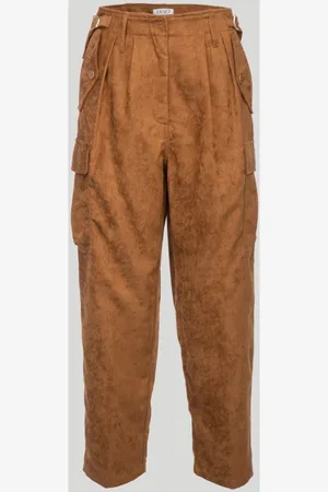 Liu Jo Dames, Broeken, Bruin, Maat: XS Suède