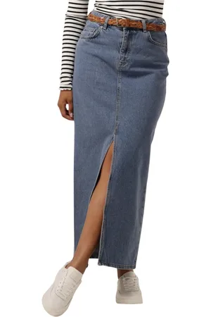 Neo Noir Dames, Rokken, Blauw, Maat: S Denim