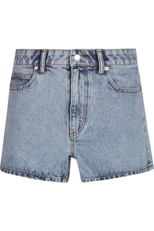 Alexander Wang Dames, Korte broeken, Blauw, Maat: W26