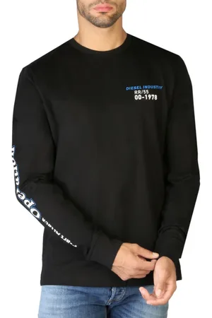 Diesel Heren, Sweatshirts & Hoodies, Zwart, Maat: XS Katoen