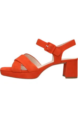 Gabor Dames, Schoenen, Oranje, Maat: 37 1/2 EU Suède