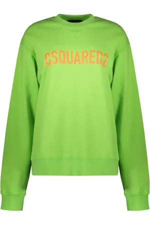 Dsquared2 Dames, Sweatshirts & Hoodies, Groen, Maat: M Katoen