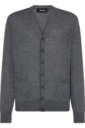 Dsquared2 Heren, Truien, Grijs, Maat: S Wol