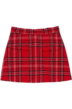 Msgm Dames, Rokken, Rood, Maat: 2XS Katoen