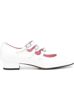Carel Dames, Schoenen, Wit, Maat: 41 EU Leer