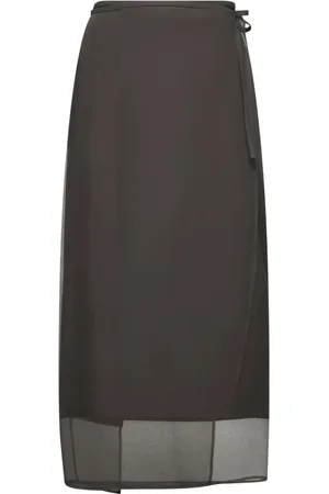 Brunello Cucinelli Dames, Rokken, Bruin, Maat: M Katoen