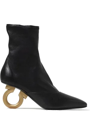 Salvatore Ferragamo Dames, Schoenen, Zwart, Maat: 39 EU Leer