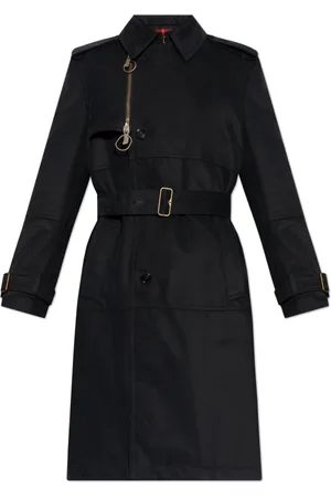 Burberry Heren, Mantels, Blauw, Maat: 2XL Katoen