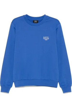 A.P.C. Dames, Sweatshirts & Hoodies, Blauw, Maat: XS Katoen