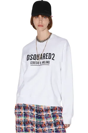 Dsquared2 Dames, Sweatshirts & Hoodies, Wit, Maat: S Katoen