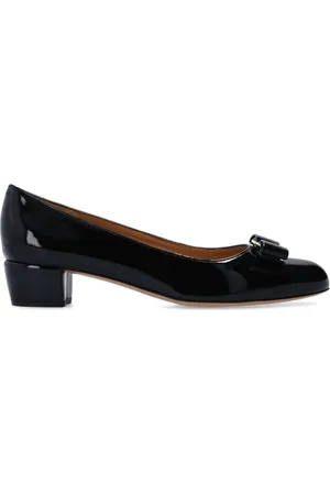 Salvatore Ferragamo Dames, Schoenen, Zwart, Maat: 35 1/2 EU Leer
