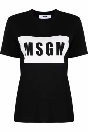 Msgm Dames, Tops, Zwart, Maat: XS Katoen