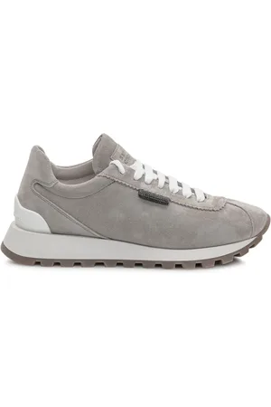 Brunello Cucinelli Dames, Schoenen, Grijs, Maat: 36 EU Suède