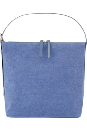 A.P.C. Dames, Tassen, Blauw, Maat: ONE Size Katoen