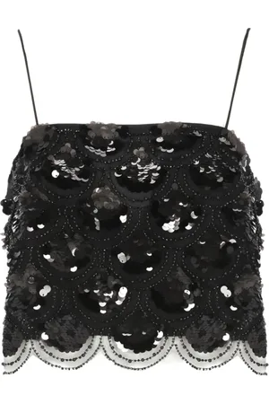 ROTATE Dames, Tops, Zwart, Maat: M