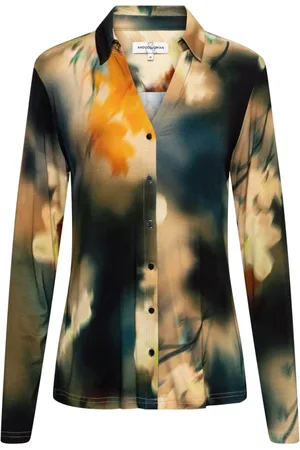 &Co Woman Dames, Blouses & Shirts, Veelkleurig, Maat: M Viscose