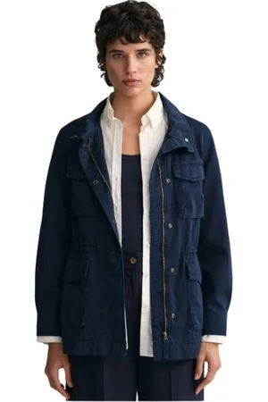 GANT Heren, Jassen, Blauw, Maat: L Katoen