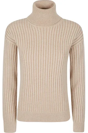 ELEVENTY Dames, Truien, Bruin, Maat: L Wol