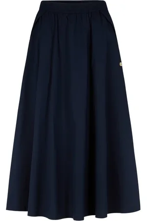 JOOP! Dames, Rokken, Blauw, Maat: L Katoen