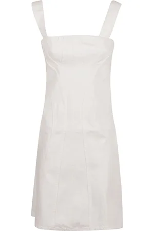 Stella McCartney Dames, Jurken, Wit, Maat: XS Denim