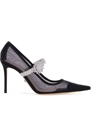Mach & Mach Dames, Schoenen, Zwart, Maat: 37 EU Satijn