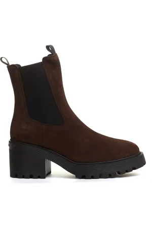 Hogan Dames, Schoenen, Bruin, Maat: 36 1/2 EU Suède