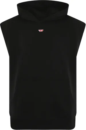 Diesel Heren, Sweatshirts & Hoodies, Zwart, Maat: L Katoen