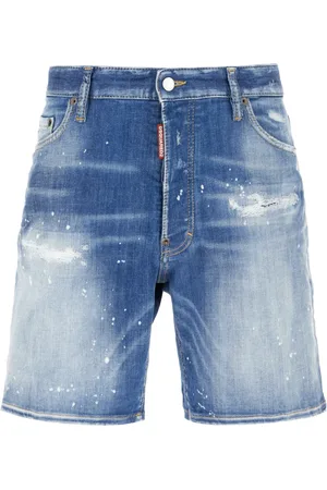 Dsquared2 Heren, Korte broeken, Blauw, Maat: L Denim