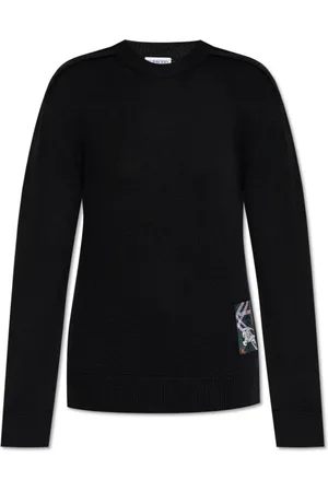 Burberry Dames, Truien, Zwart, Maat: S Wol