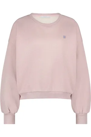 BY-BAR Dames, Sweatshirts & Hoodies, Roze, Maat: XL Katoen