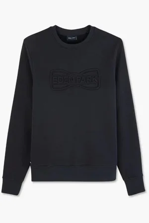 Eden Park Heren, Sweatshirts & Hoodies, Blauw, Maat: 2XL Katoen