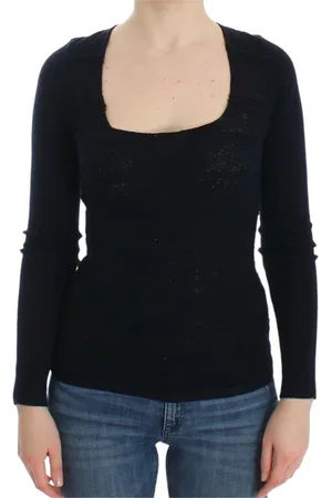ERMANNO SCERVINO Dames, Truien, Zwart, Maat: M Wol